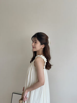 Laney Relaxed Dress  / 度假纹理面料长裙