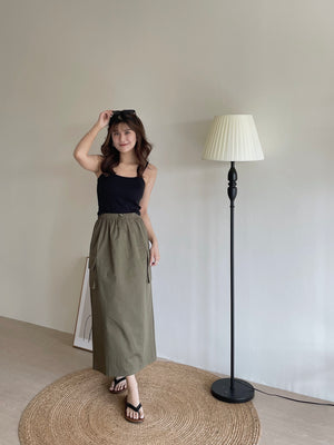 Pockets Cargo Skirt / 甜酷直筒工装裙