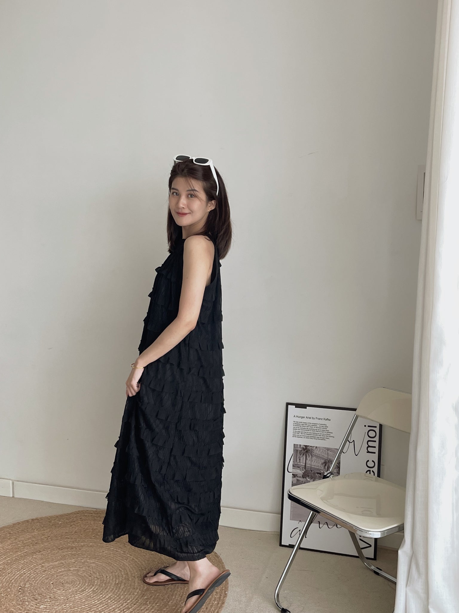 Ruffles Layered Dress / 度假风木耳边长裙