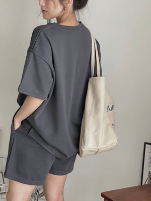 Morandi Casual Set / 莫兰蒂小刺绣休闲套装