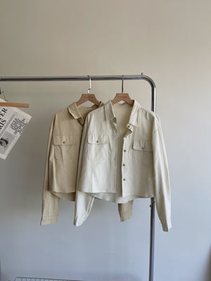 Cargo Cropped Jacket / 秋日系工装外套