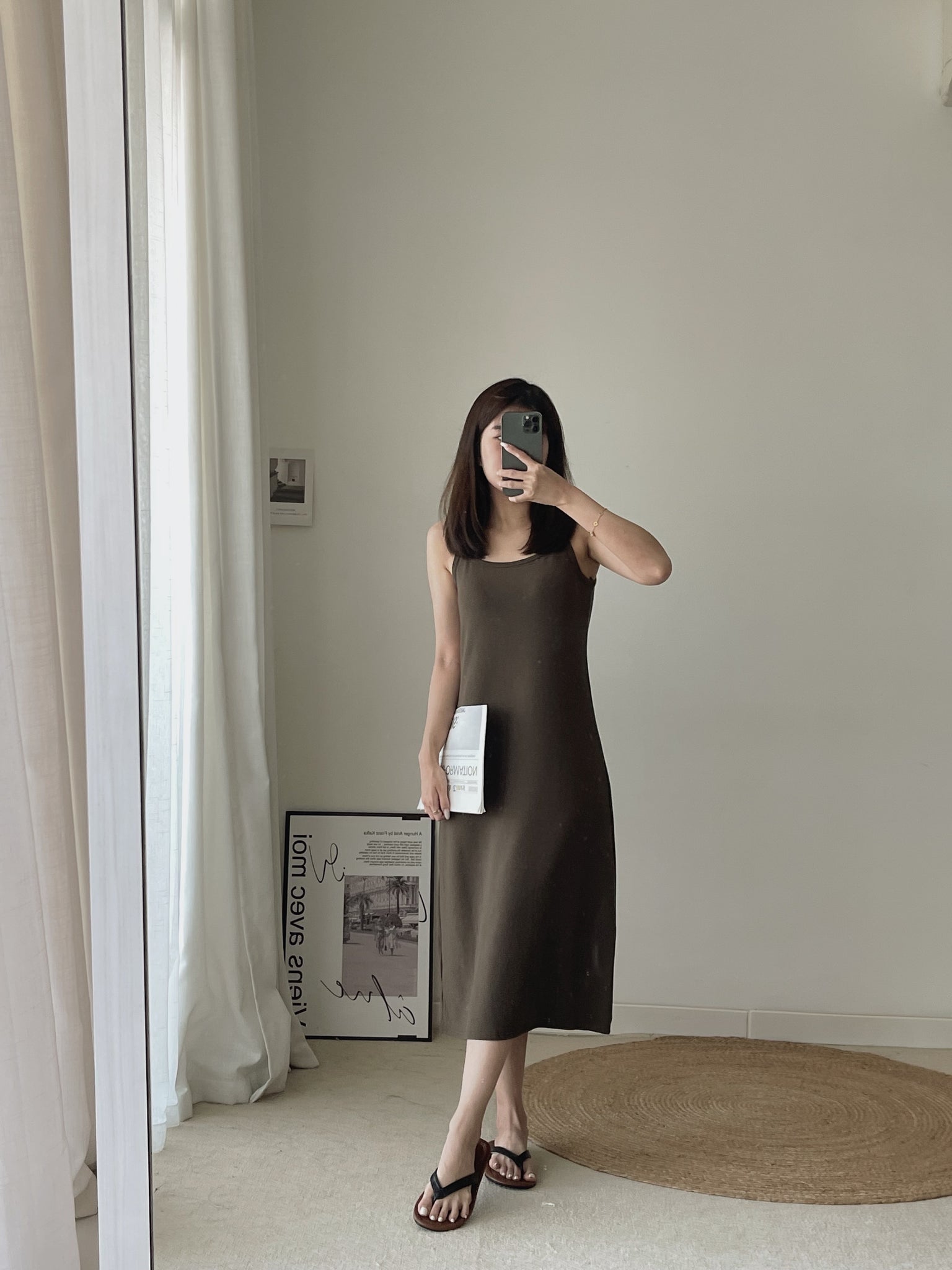 Plain Long Dress / 净色简约长裙