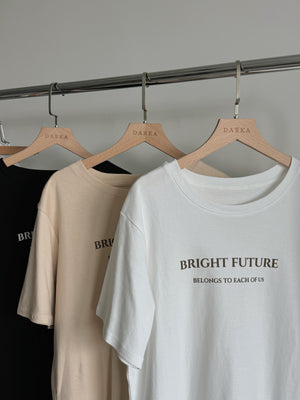 Simple Letters Tee / 简约字母T恤