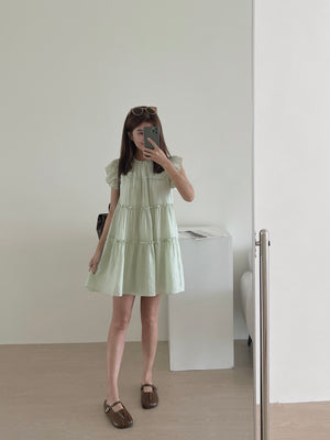 Nina Flare Mini Dress / 清新可爱娃娃裙