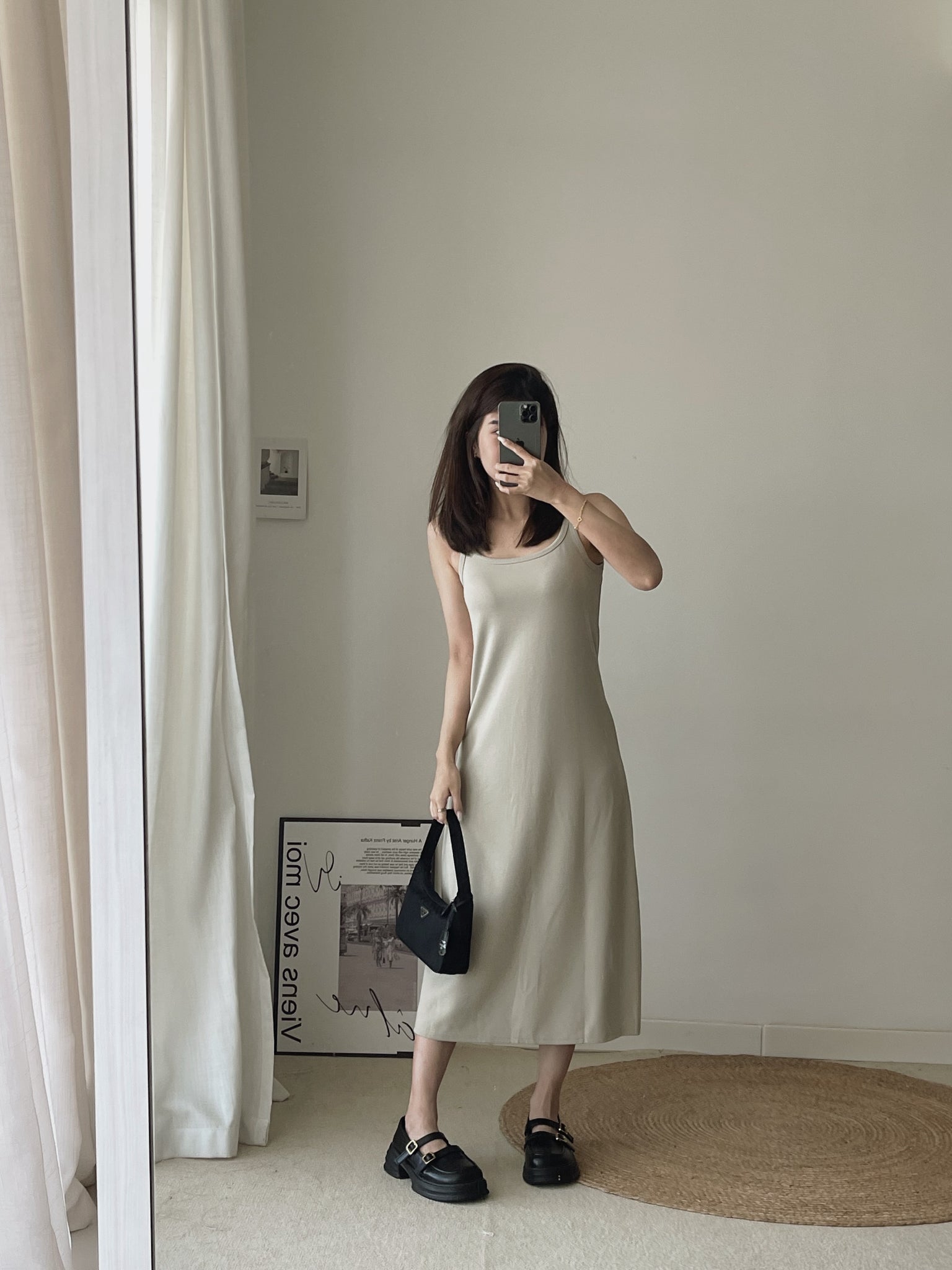 Plain Long Dress / 净色简约长裙