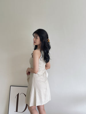 Korean Linen Dress / 韩国麻料显瘦连身裙