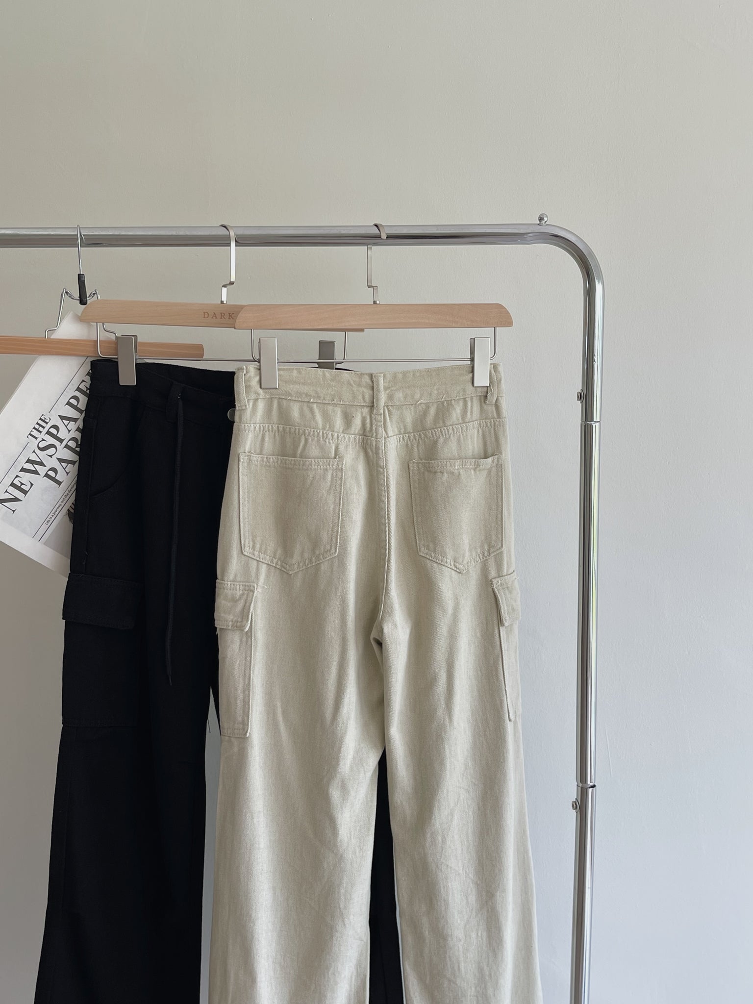 Cargo Denim Trousers / 工装牛仔抽绳长裤