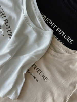 Simple Letters Tee / 简约字母T恤