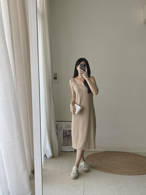 Plain Long Dress / 净色简约长裙