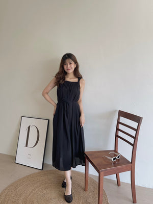 Laney Relaxed Dress  / 度假纹理面料长裙