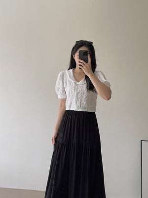 Linen Midi Skirt / 棉麻垂感半身裙