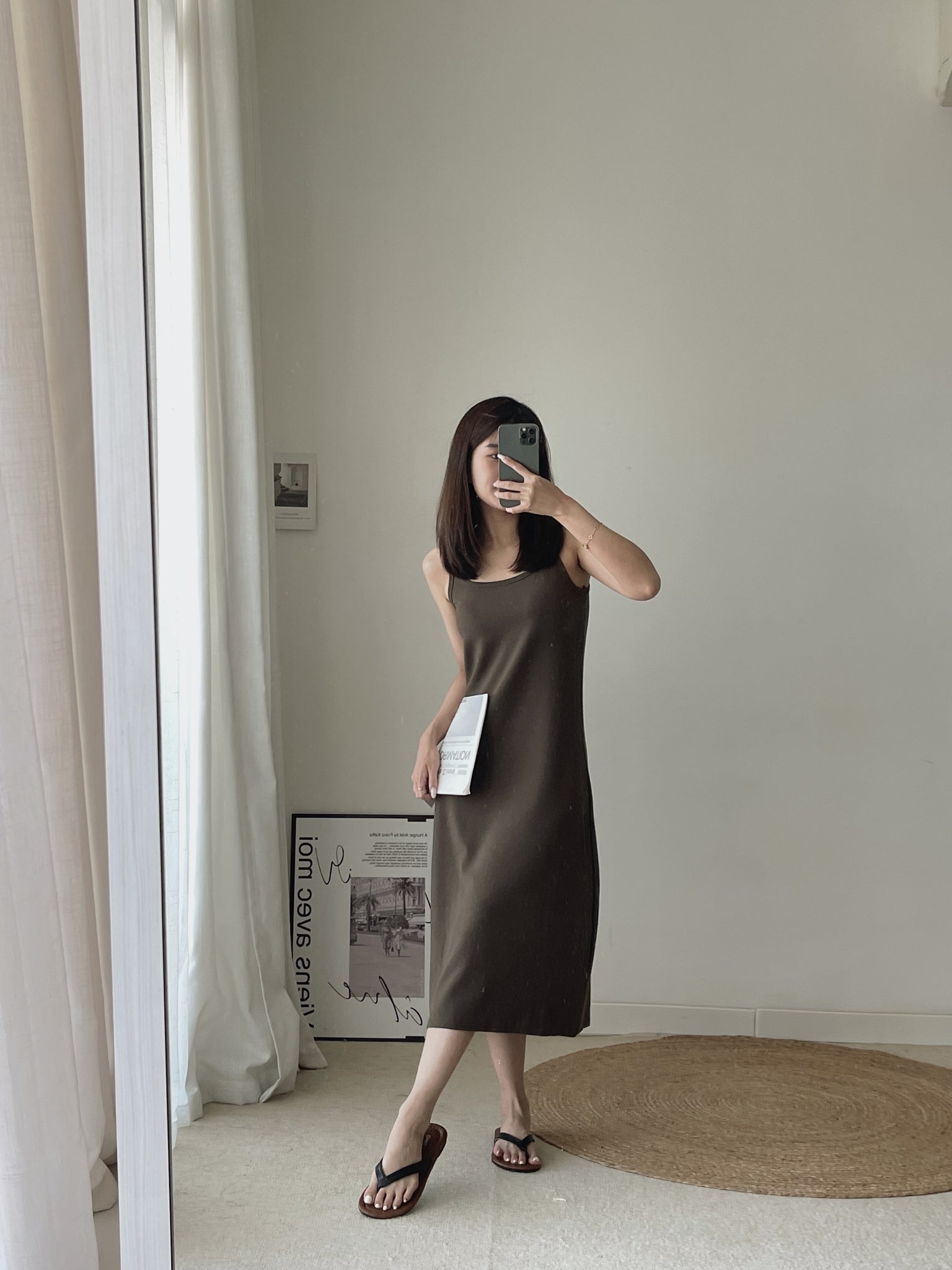 Plain Long Dress / 净色简约长裙