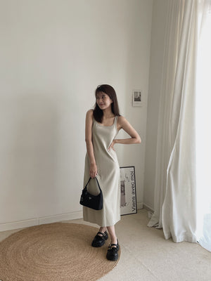 Plain Long Dress / 净色简约长裙