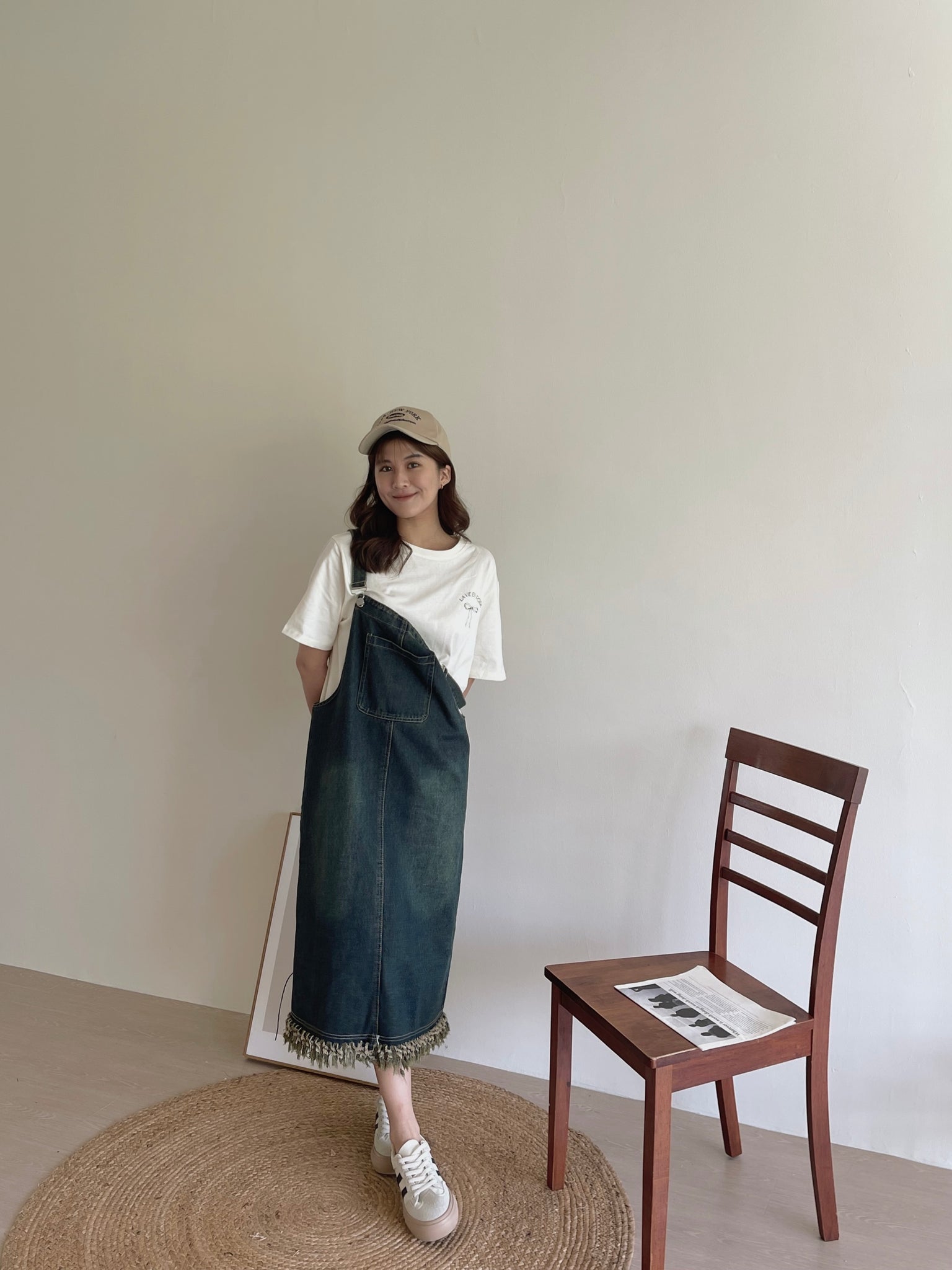 Lavie Oversized Tee / 蝴蝶结印花宽松T恤