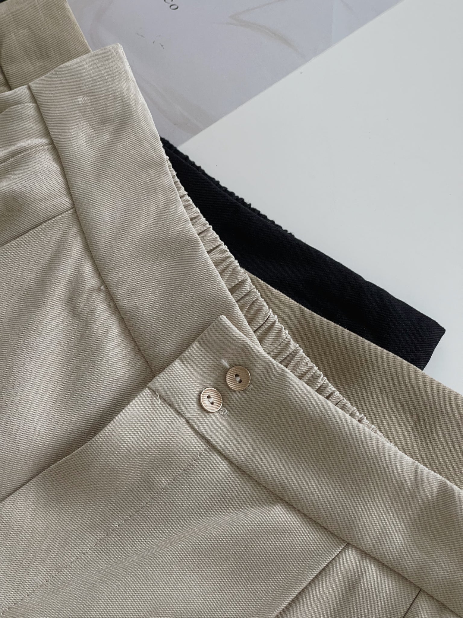 Colette Wide Leg Pants / 超遮肉阔腿柔软短裤 - Khaki